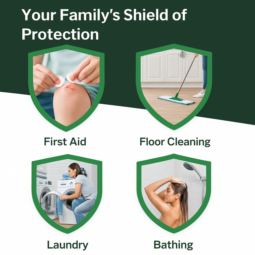 Alcohtol Antiseptic Disinfectant Liquid | For First Aid | Personal Care | Hygiene | Refill Pack 5L