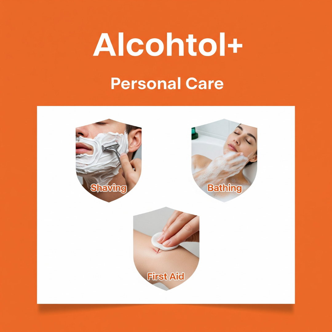 Alcohtol+ Antiseptic Disinfectant Liquid | Personal Care & Hygiene | First Aid | Refill Pack 5L