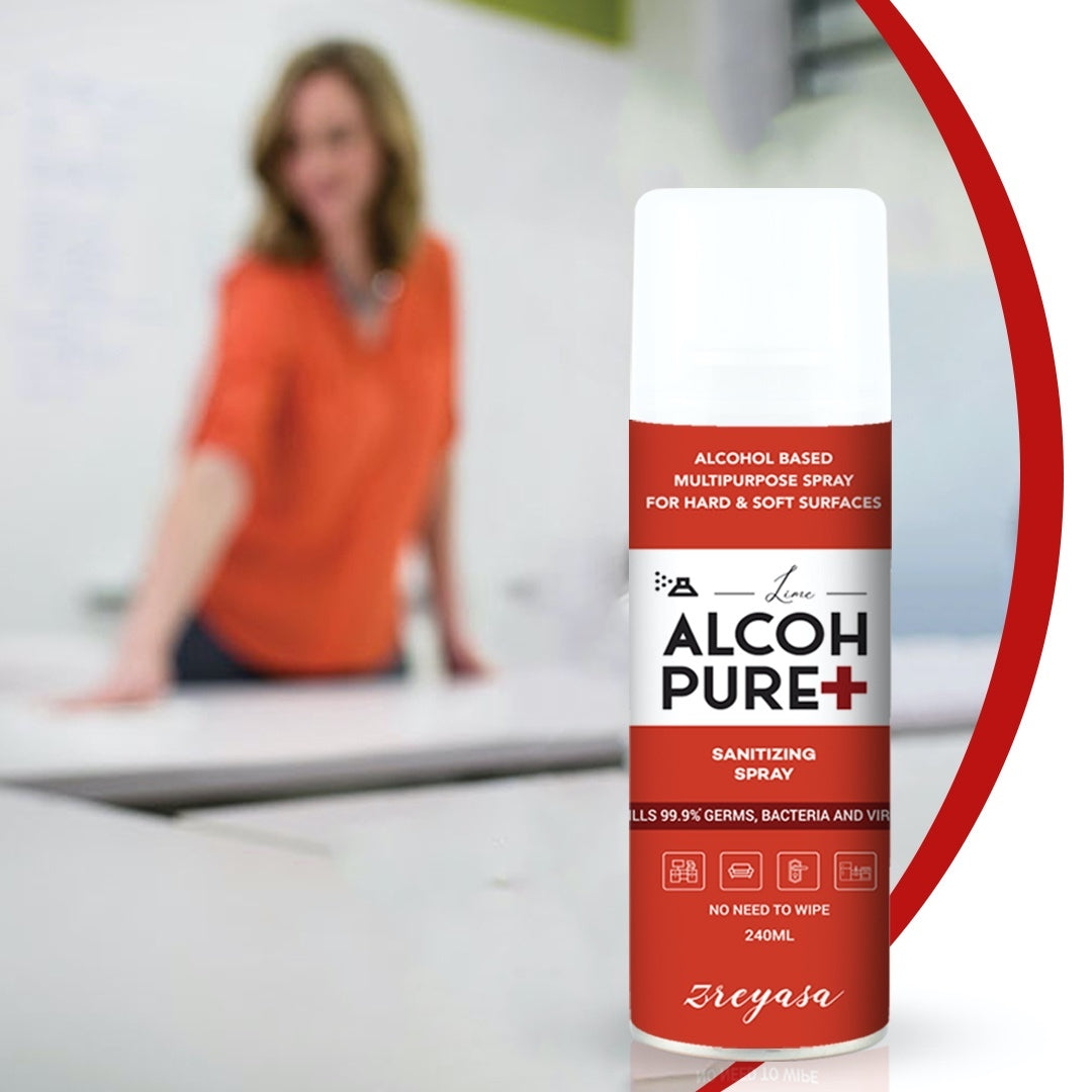 Alcohpure Multipurpose Sanitizer Spray For Hard & Soft Surfaces (Pack of 2)