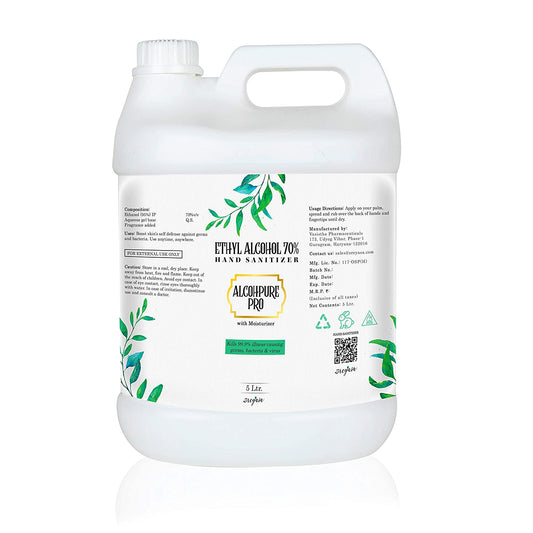 Alcohpure Pro Hand Sanitizer Gel | 70% Ethyl Alcohol | Refill 5L