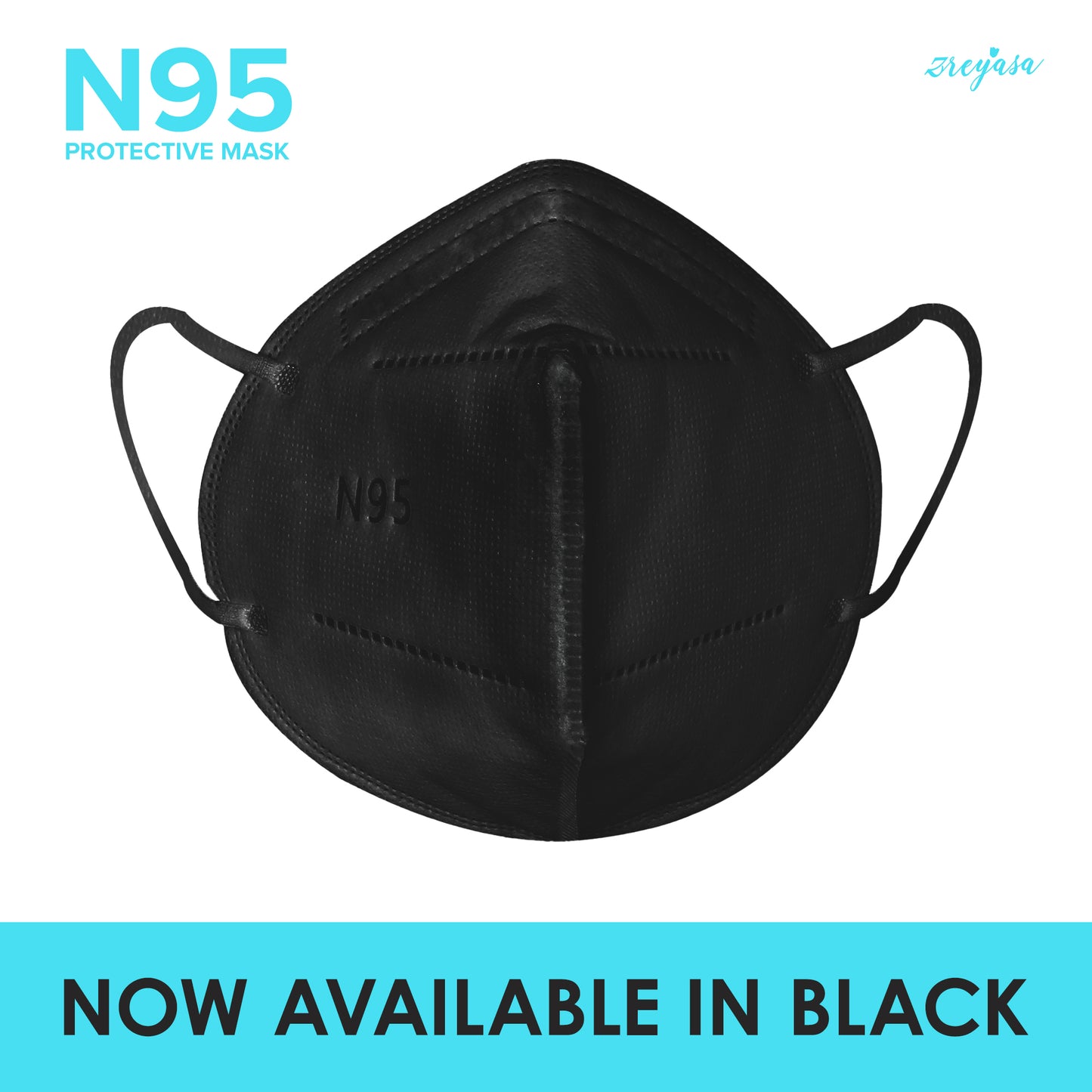 N95 Protective Masks FFP2 BIS Certified (Pack of 4)