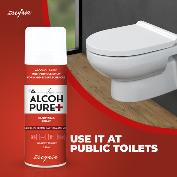 Alcohpure Multipurpose Sanitizer Spray For Hard & Soft Surfaces (Pack of 2)