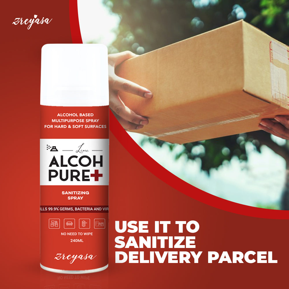 Alcohpure Multipurpose Sanitizer Spray For Hard & Soft Surfaces (Pack of 2)