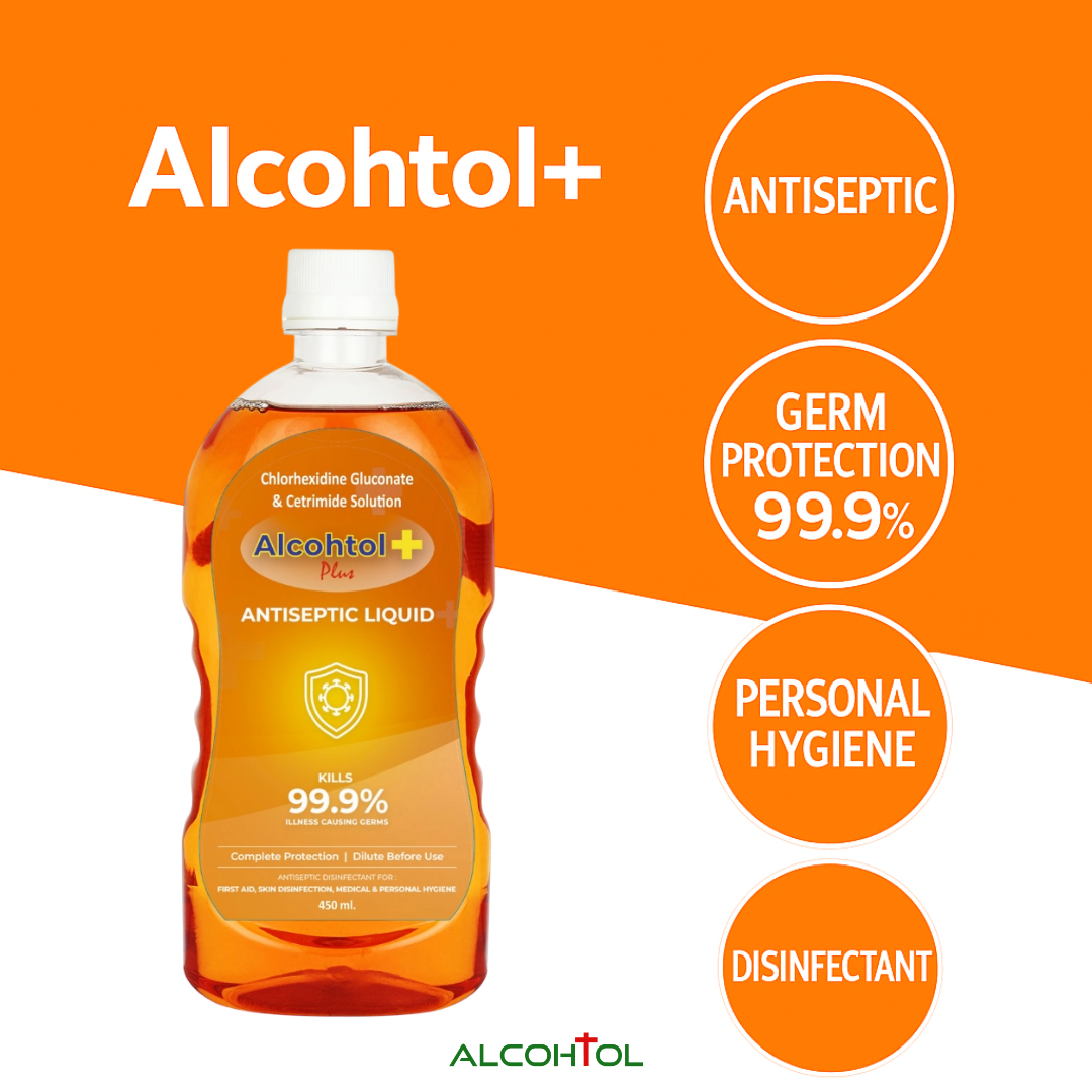 Alcohtol+ Antiseptic Disinfectant Liquid | Personal Care & Hygiene | First Aid |