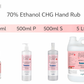 AlcohPure Plus CHG Handrub | 70% Ethyl Alcohol