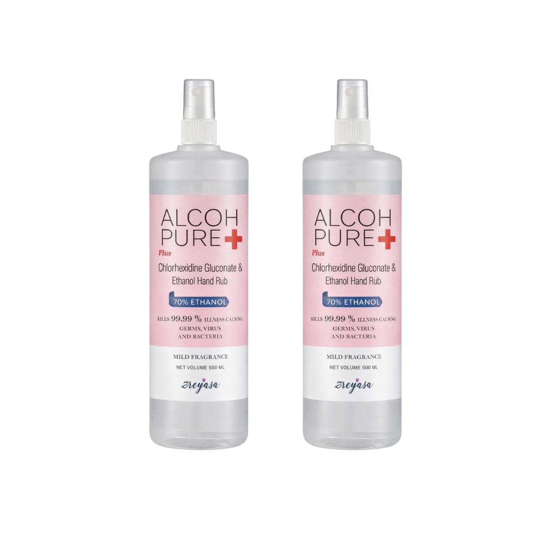 AlcohPure Plus CHG Handrub | 70% Ethyl Alcohol