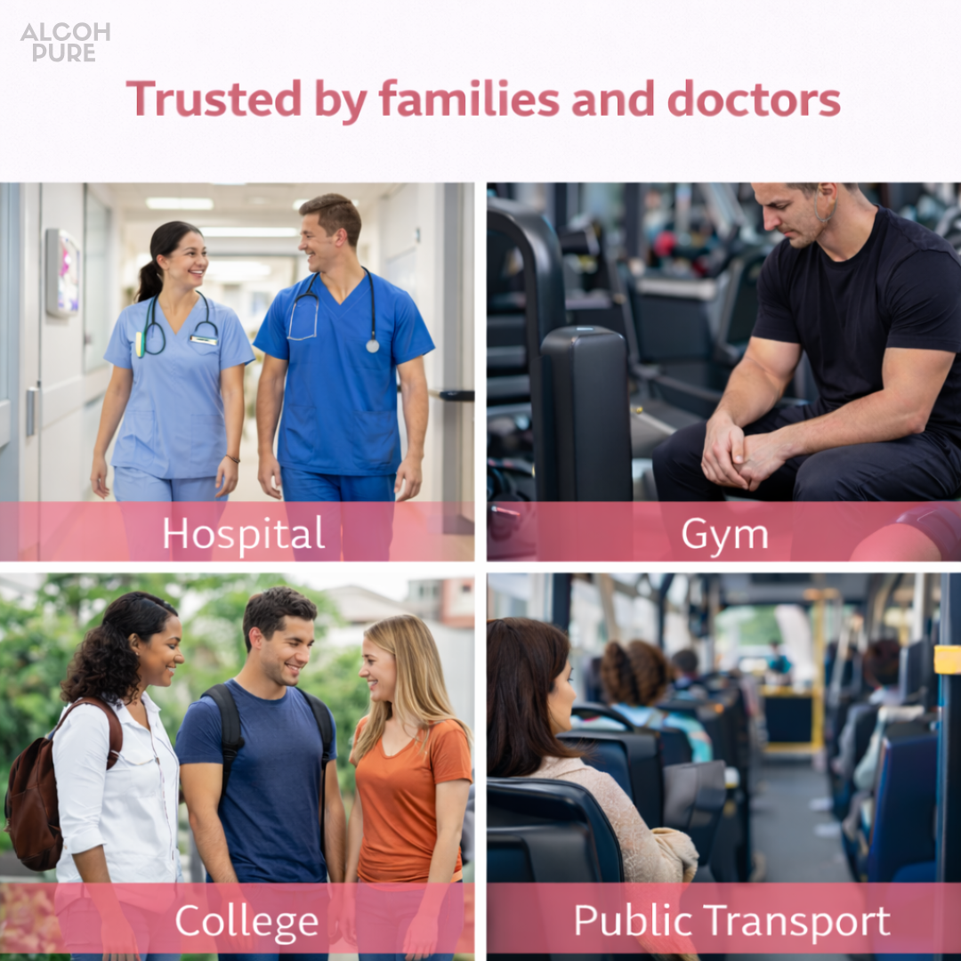 AlcohPure Plus CHG Handrub | 70% Ethyl Alcohol