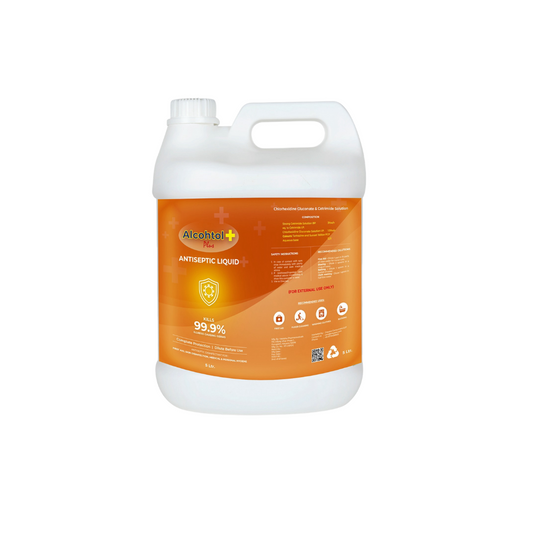 Alcohtol+ Antiseptic Disinfectant Liquid | Personal Care & Hygiene | First Aid | Refill Pack 5L