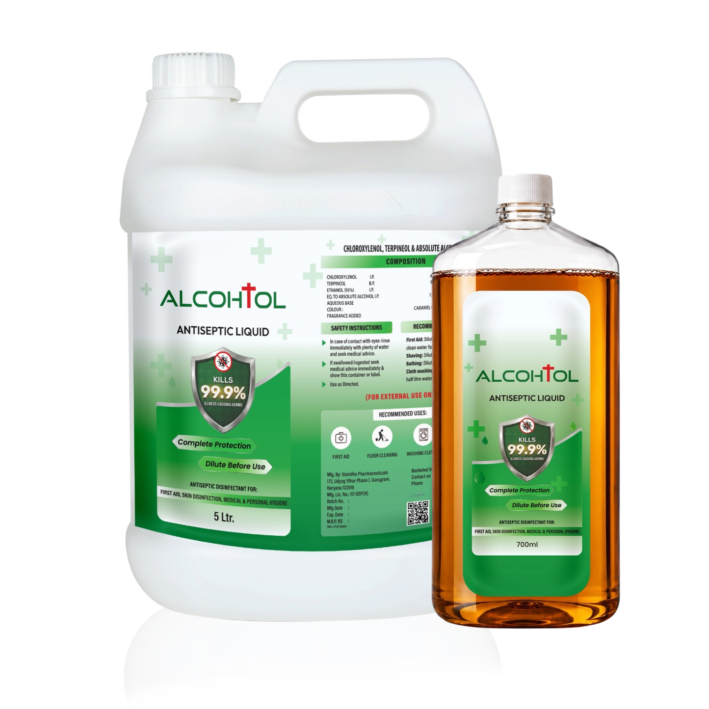 Alcohtol Antiseptic Disinfectant Liquid | For First Aid | Personal Care | Hygiene