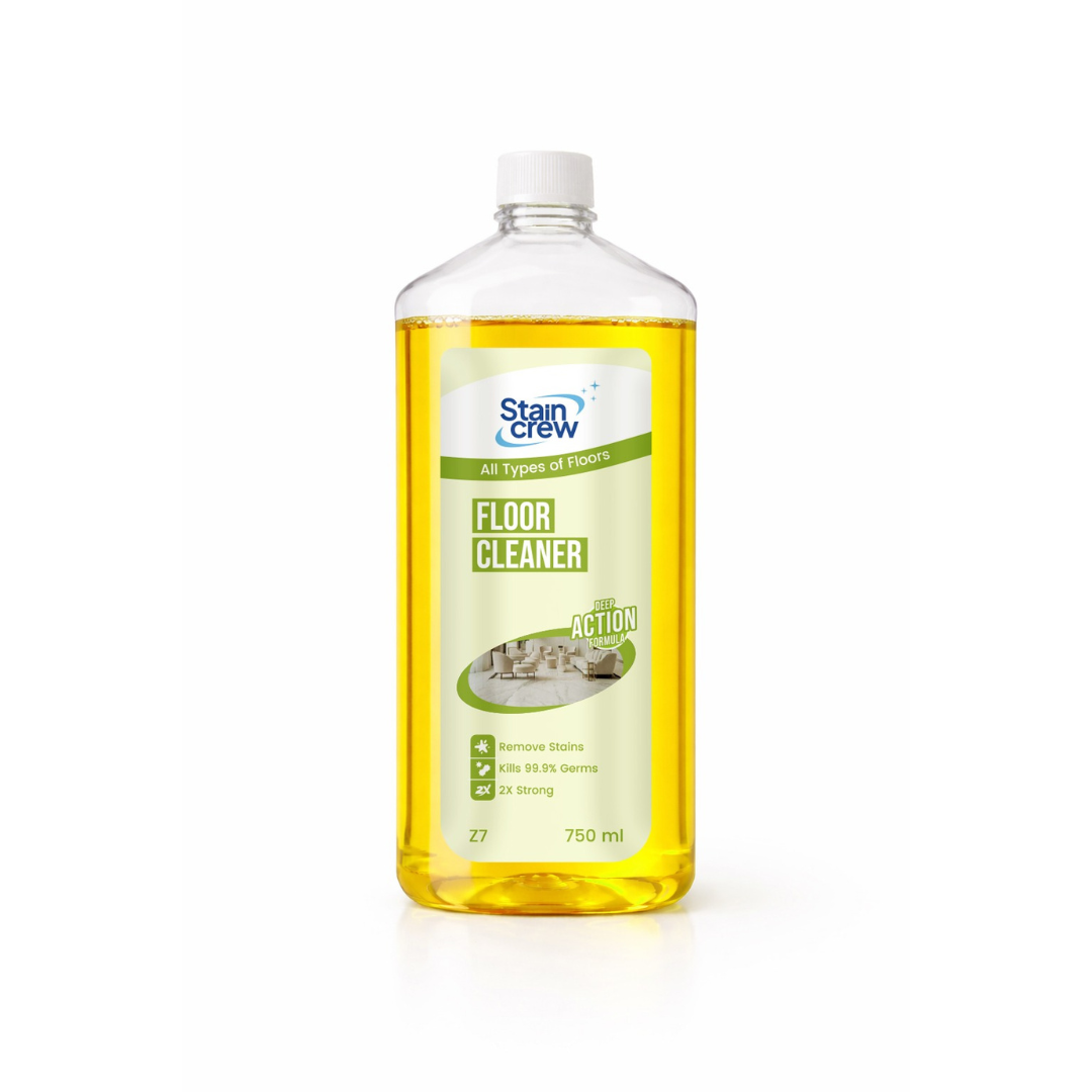 Stain Crew Floor Cleaner | Multi-Surface Disinfectant | Kills 99.9% Germs | Removes Tough Stains | Advanced Deep Action Formula for Tiles, Marble & Kitchen Surfaces