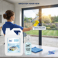 Stain Crew 5L Glass Cleaner Concentrate | Multi-Surface Streak-Free Shine | Lavender Fragrance | Window, Mirror & Glass Cleaning Solution | Makes 50L Cleaner