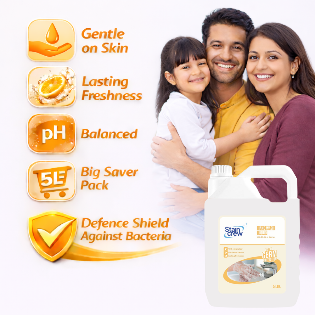 Stain Crew Liquid Hand Wash | 5Ltr Refill Jar