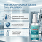 Alcohsafe 70% IPA | Screen & Multi-Surface Cleaner | Disinfectant Liquid for Surface, Equipment