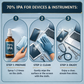 Alcohsafe 70% IPA | Screen & Multi-Surface Cleaner | Disinfectant Liquid for Surface, Equipment