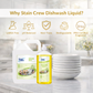 Stain Crew Dishwash Liquid | Non-Toxic | Ph Balanced | LABSA Free | Eco-Friendly | with 2X Foaming