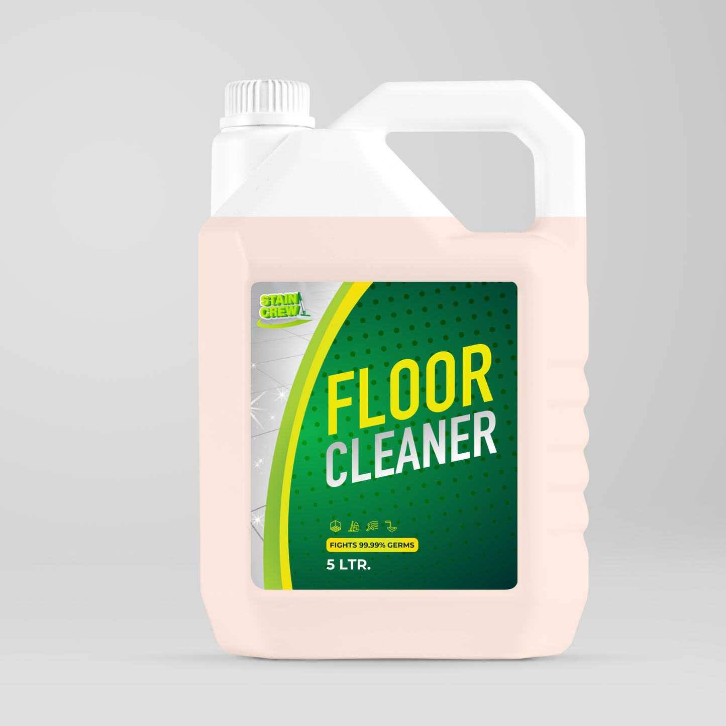 Stain Crew Floor Cleaner Disinfectant Refill Jar 5Ltr (Citrus Woody) | Toilet Bowl Cleaner (Acid Free) Refill Jar 5Ltr Combo