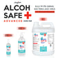 AlcohSafe Advanced | WHO Formula 75% IPA Hand Rub | Pack of 2(500ml)